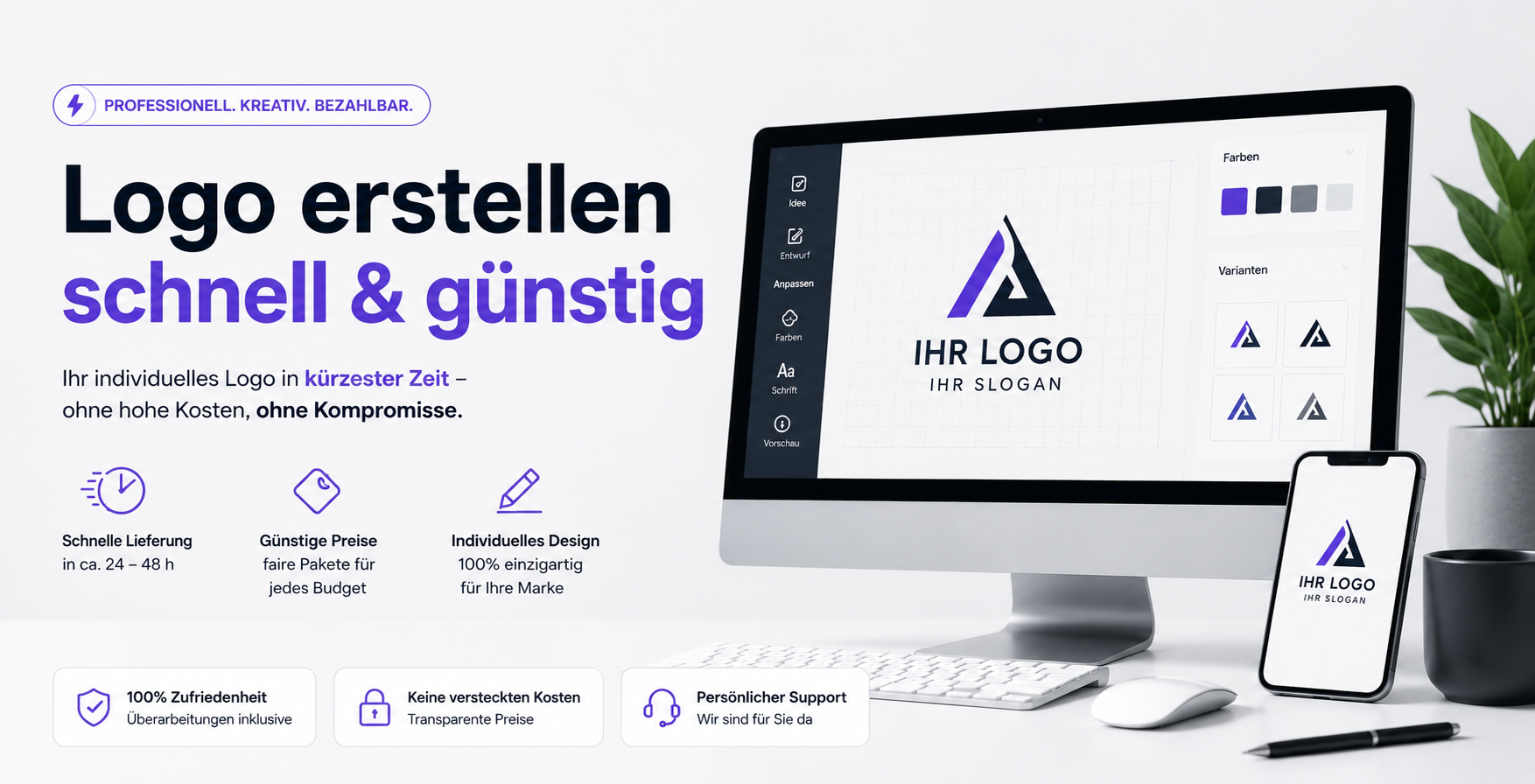 Logo erstellen lassen günstig - Professionelles Branding